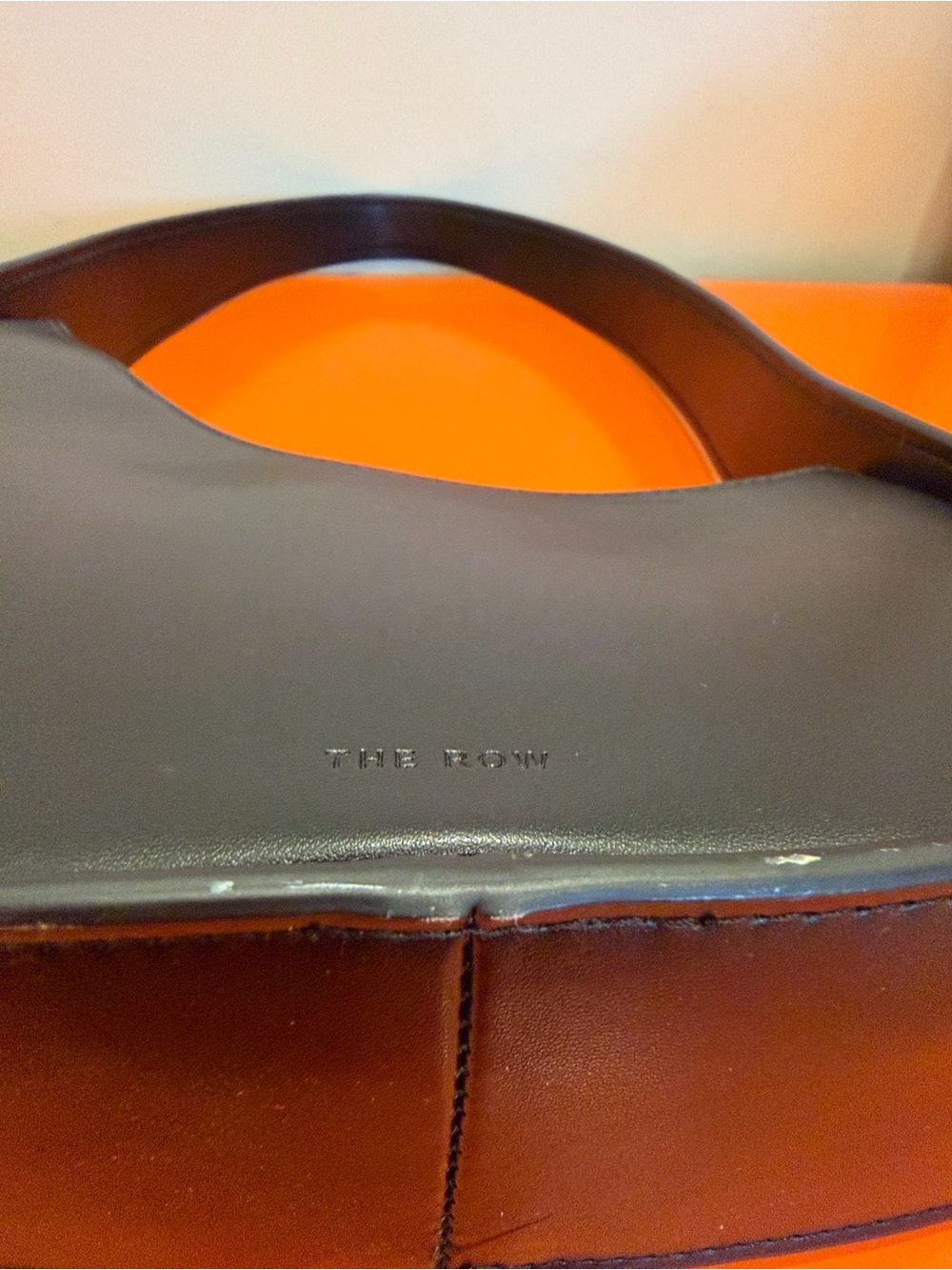 The Row Black Half Moon Shoulder Bag - Picture 9 of 9